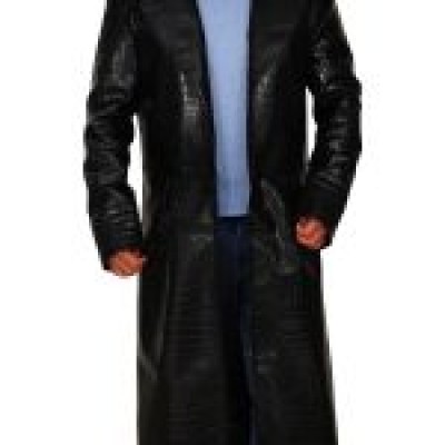 The Matrix Laurence Fishburne Alligator Coat