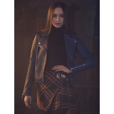 The Perfectionists Sofia Carson Leather Jacket