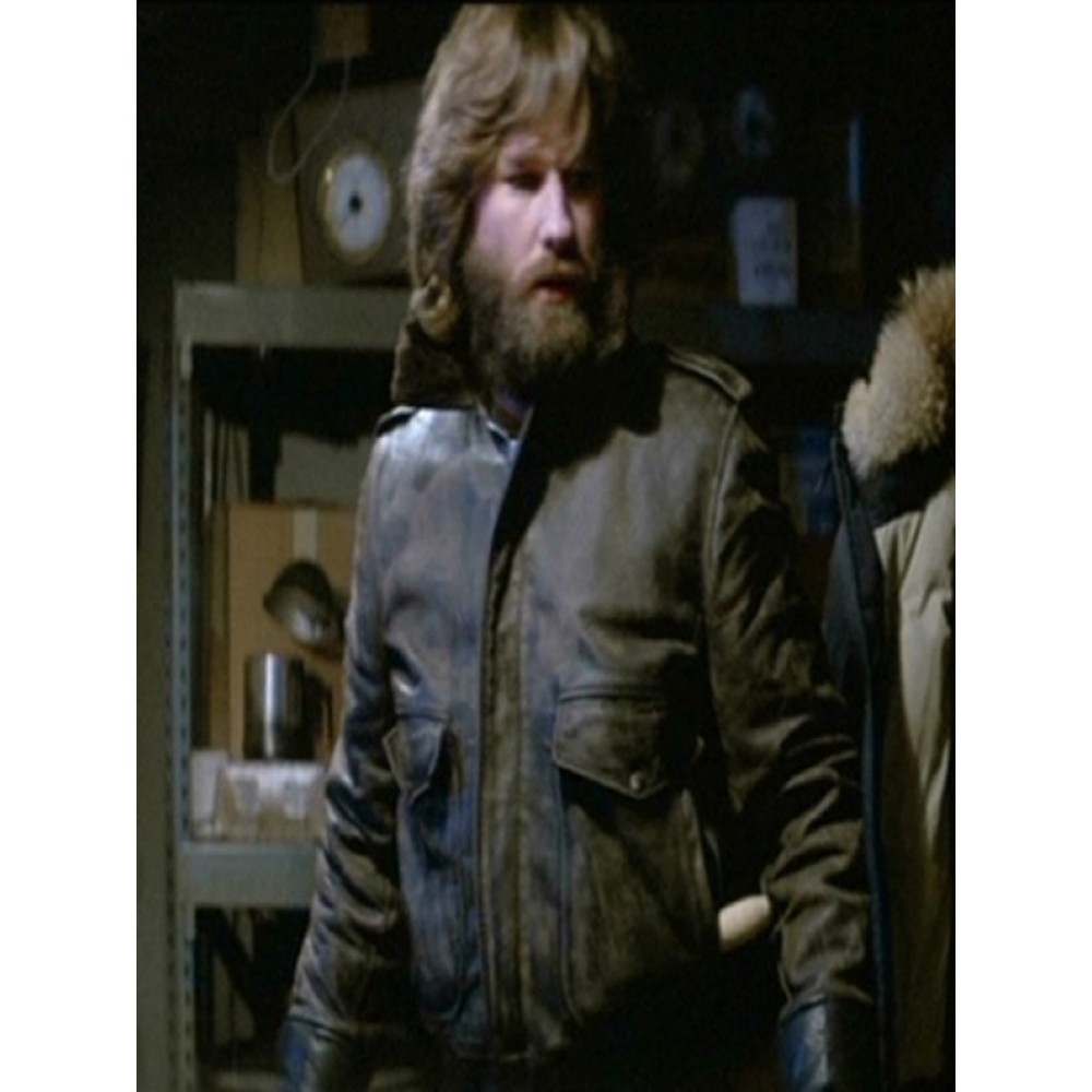 The Thing R.J. MacReady Leather Jacket