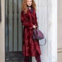 The Undoing Nicole Kidman Grace Sachs Velvet Long Coat