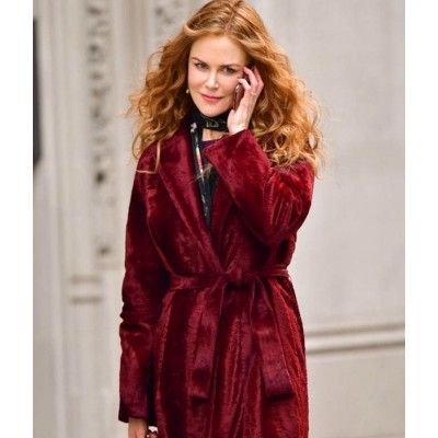 The Undoing Nicole Kidman Grace Sachs Velvet Long Coat