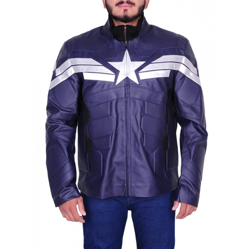 The Winter Soldier Captain America Blue Jacket