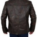 Tom Cruise The Kennedys Premiere Distressed Leather Jacket