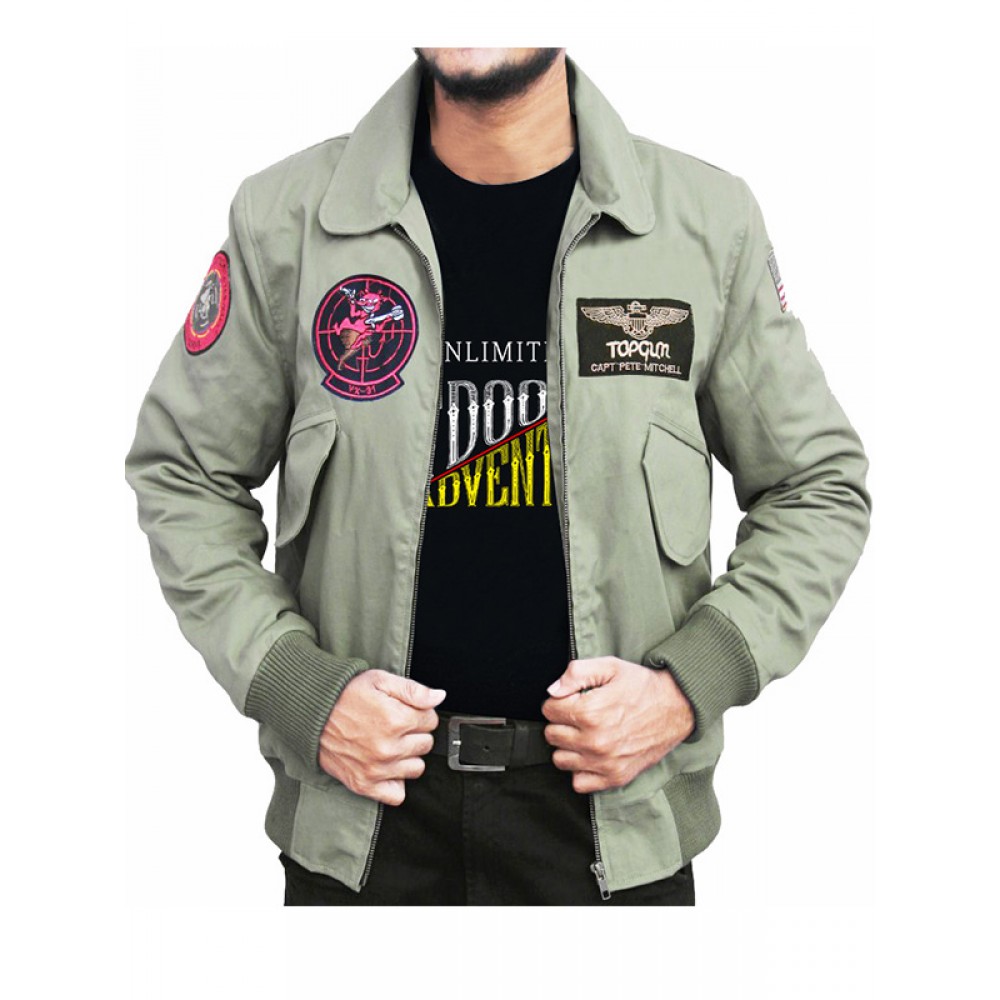 Tom Cruise Top Gun 2 Maverick Patches Jacket