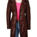 TV Series Castle Kate Beckett Leather Coat