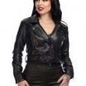 Women Cry Baby Leather Jacket