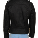 Women Diamond Quilted Leather Jacket