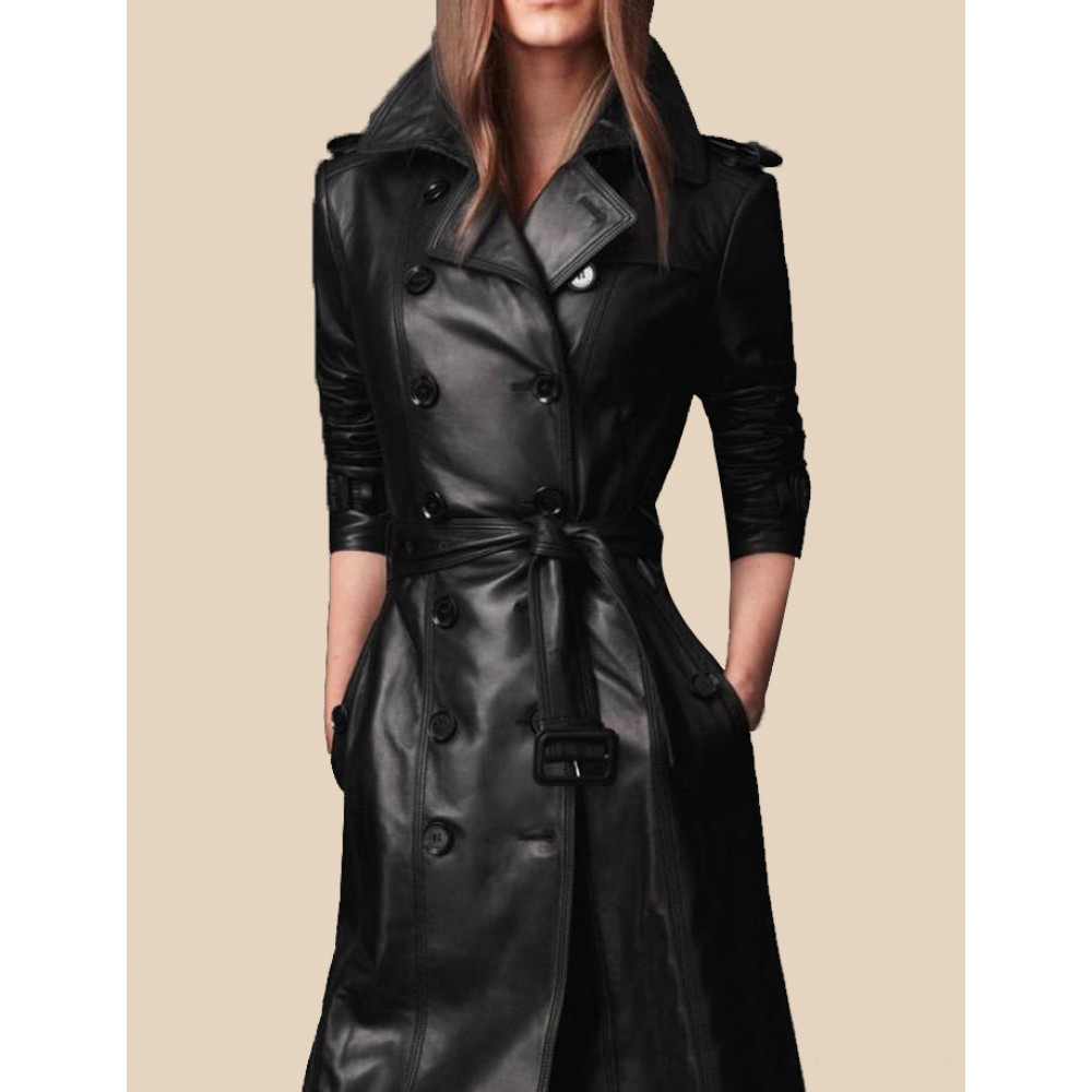 Women’s Outerwear Leather Coat