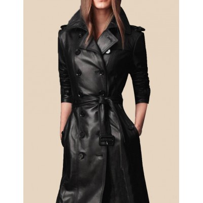 Women’s Outerwear Leather Coat