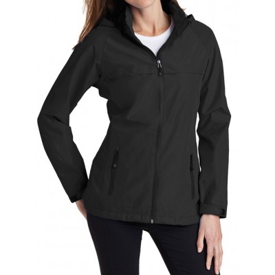 Women’s Torrent Waterproof Jacket With Hoodie In Black