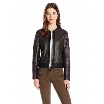 Women’s Two Tone Leather Jacket