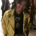 X-Men Jubilee Lana Condor Yellow leather Jacket